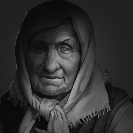Бабушка Антона и Оли